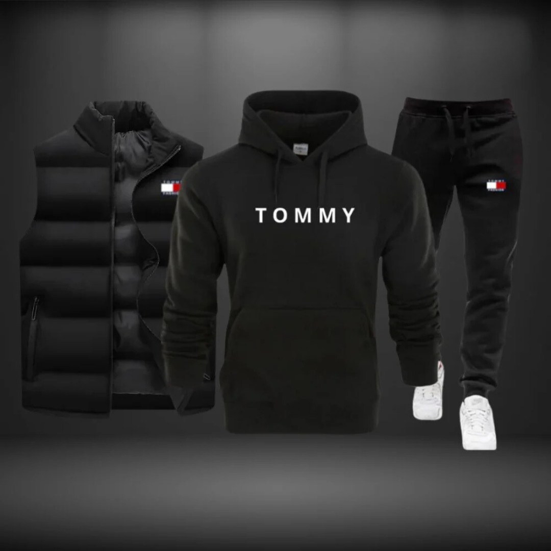 Gilet + Sweat-shirt + Pantalon de survêtement (DÉSTOCKAGE)