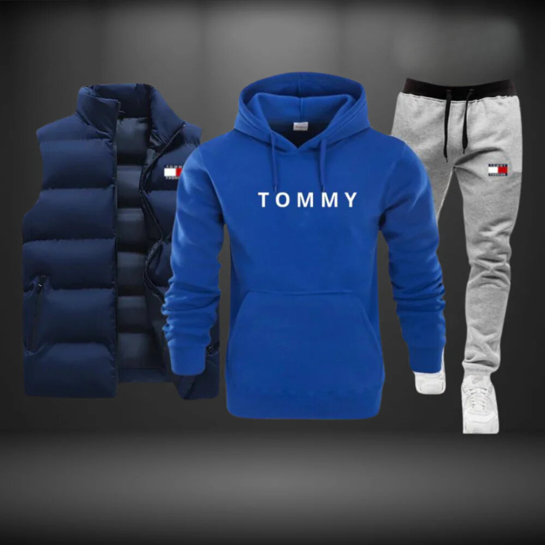 Gilet + Sweat-shirt + Pantalon de survêtement (DÉSTOCKAGE)