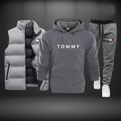Gilet + Sweat-shirt + Pantalon de survêtement (DÉSTOCKAGE)