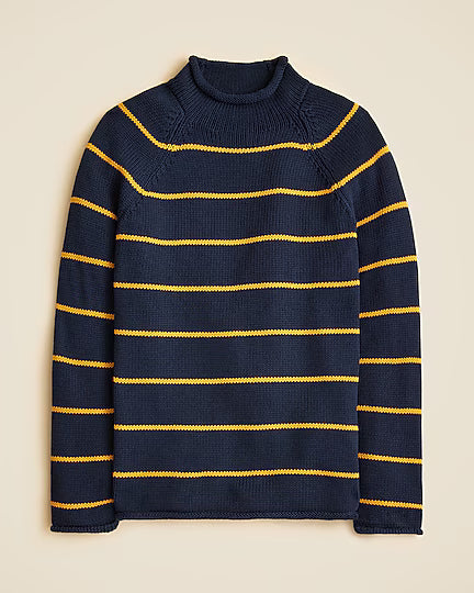 Suéter de punto Rollneck a rayas