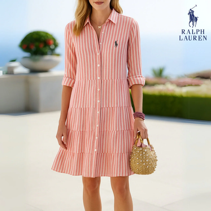 Robe chemise rayée de R.L